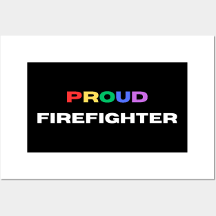 Proud firefighter Posters and Art